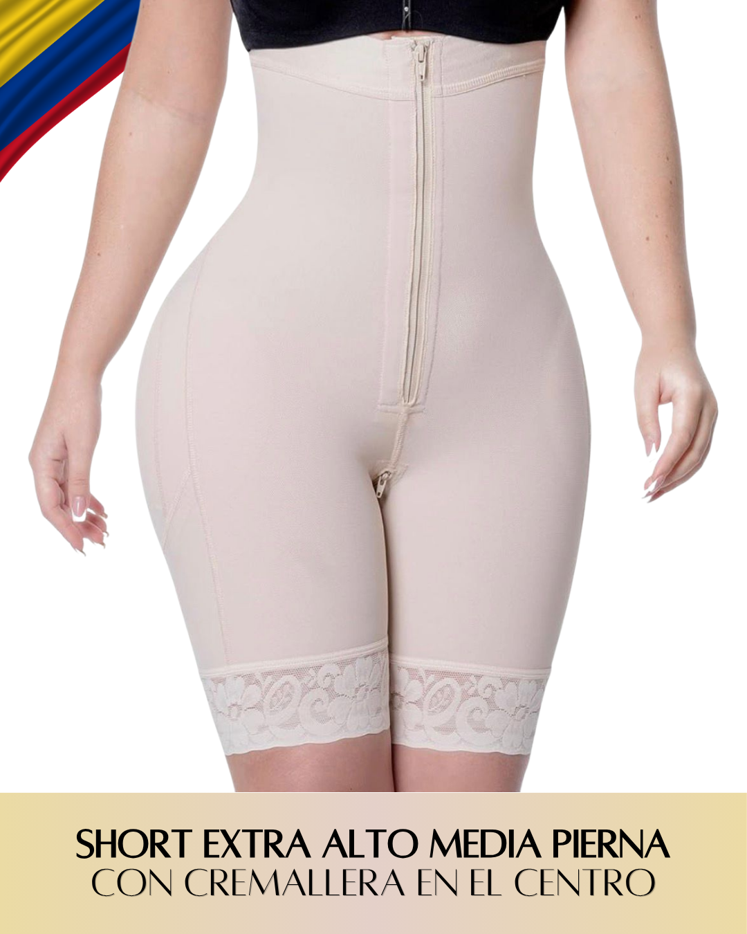 SHORT EXTRA ALTO - MEDIA PIERNA